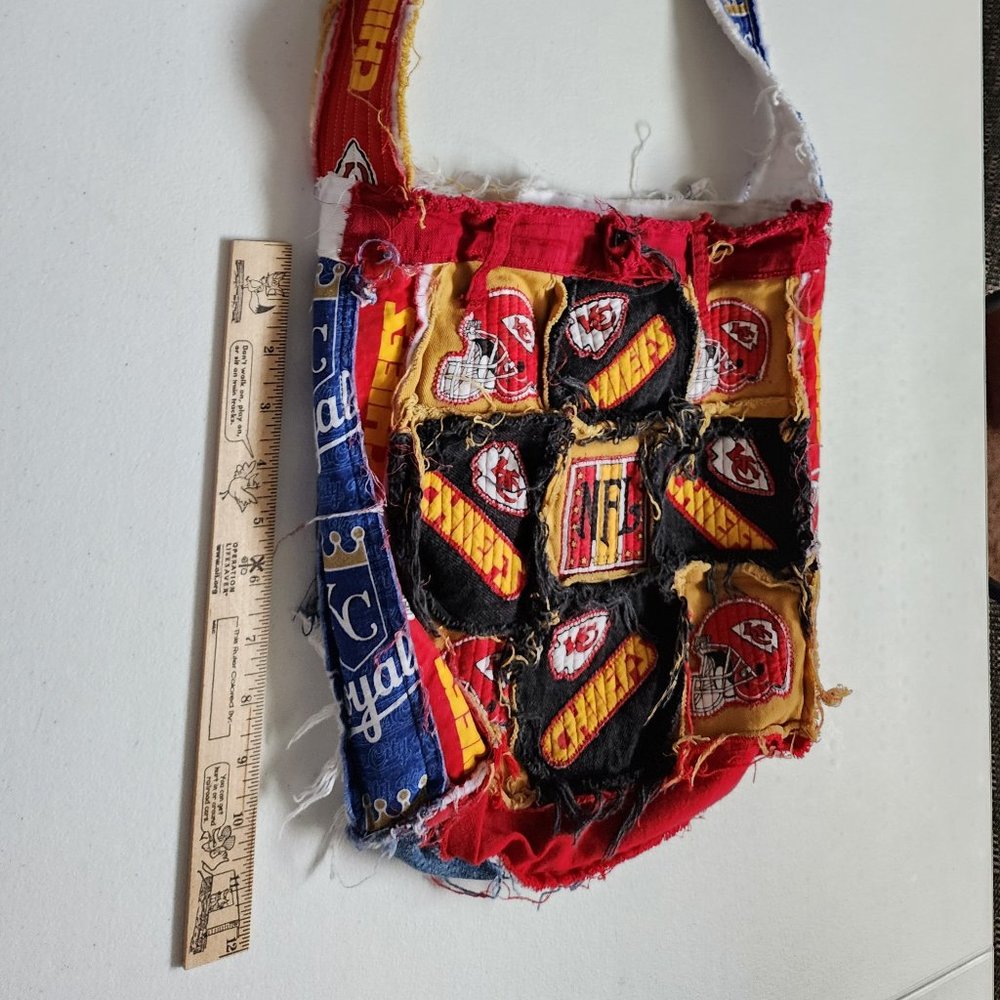 Kansas City Chiefs/Royals Handmade 2-sided Shoulder Bag-Tote Bag- Crossbody Bag
